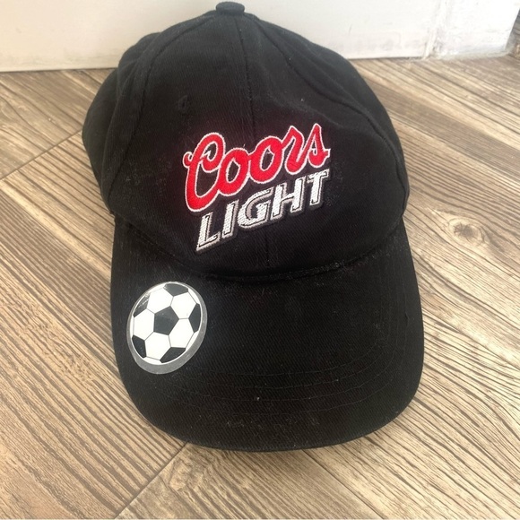 Coors Light Adult One Size Fits Most Adjustable Embroidered Baseball Cap Hat - Picture 1 of 7